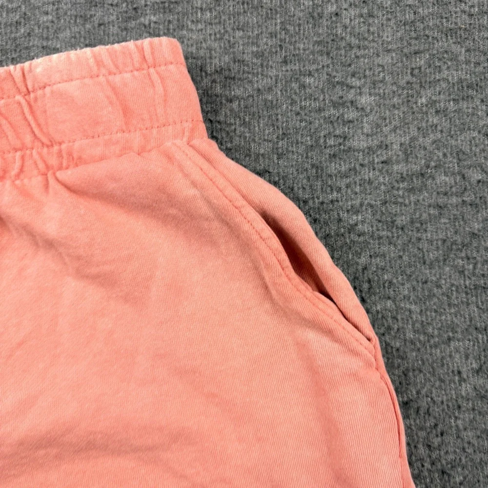 Zara Women's‎ M Medium Pink High Waisted Sweat Shorts
